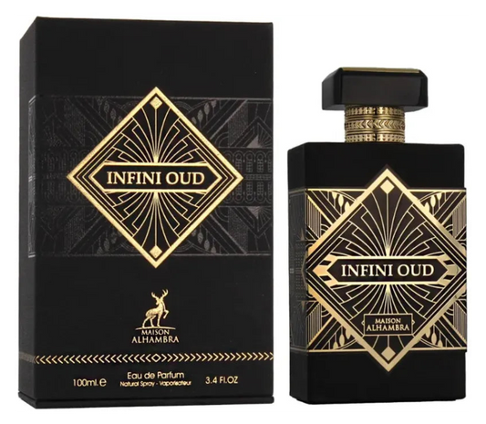 Perfume Infini Oud Maison Alhambra 100ml vista frontal