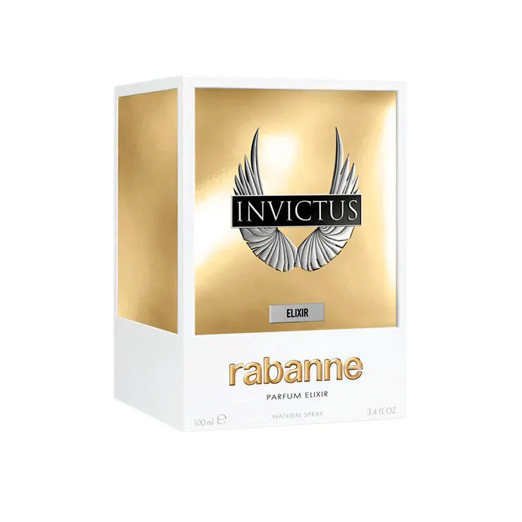 Caja Invictus Elixir Rabanne 100 ml presentación original