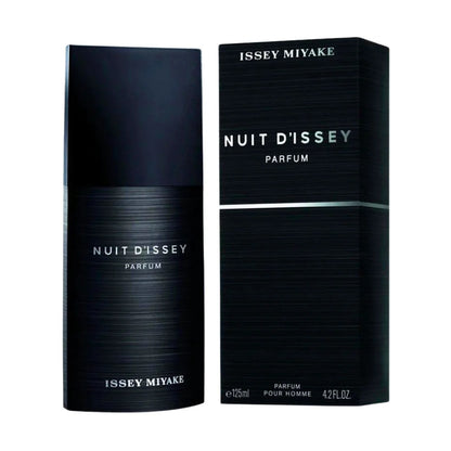 frasco del perfume nuit dissey parfum issey miyake 125 ml para hombre en tono negro elegante