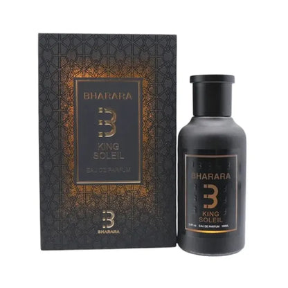 Fragancia King Soleil de Bharara para hombre EDP 100ml con aroma solar que combina frescura y calidez

