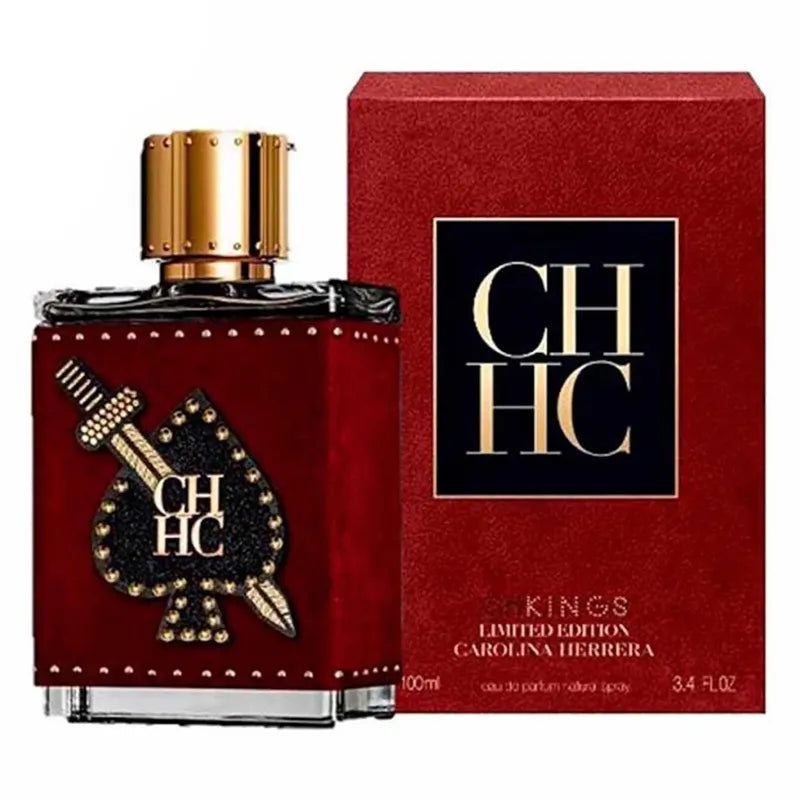 perfume para hombre carolina herrera kings 100ml edp fragancia intensa y masculina
