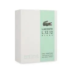 Detalle del frasco Lacoste L.12.12 Blanc Eau Fraîche Eau de Toilette 100ml