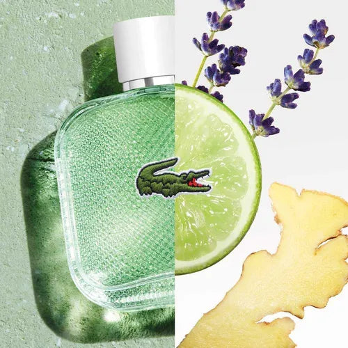 Presentación completa del perfume Lacoste L.12.12 Blanc Eau Fraîche Eau de Toilette 100ml