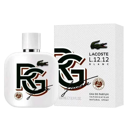 fragancia original lacoste l12 blanc roland garros 100ml edp para hombre aroma elegante deportivo y moderno inspirado en la energía del tenis