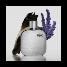 Caja original del perfume Lacoste L12 Silver Gray para hombre