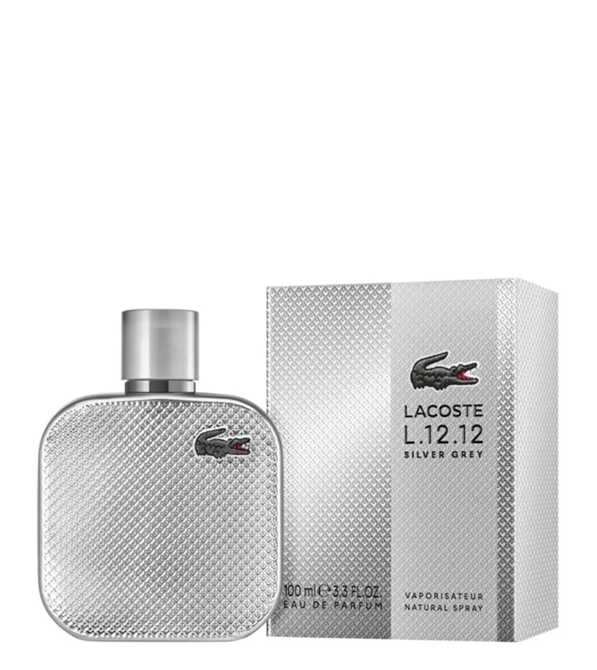 Perfume Lacoste L12 Silver Gray Eau de Parfum para hombre 100ml original