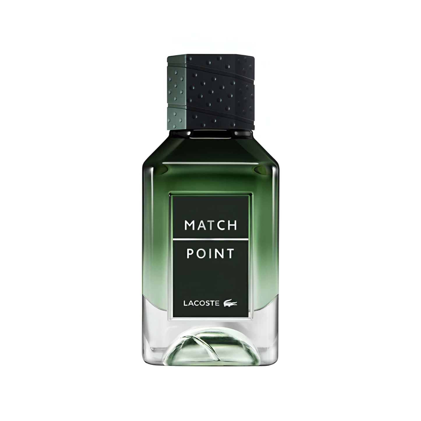 Fragancia masculina Lacoste Match Point con notas de lavanda cardamomo y haba tonka