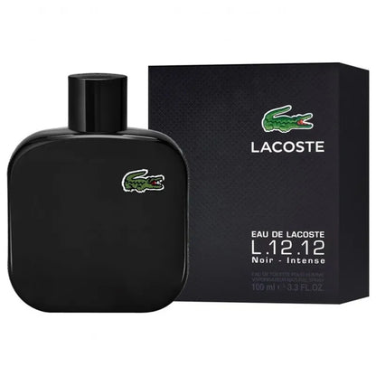 fragancia lacoste noir intense l1212 edt 100ml para hombre aroma sofisticado y cálido con esencia oriental amaderada ideal para la noche