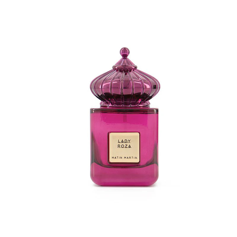 Botella del perfume Lady Roza para mujer de Matin Martin