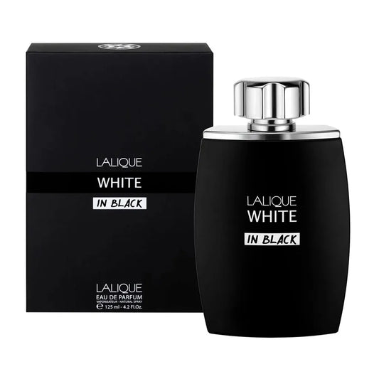 Botella negra Lalique White In Black Eau de Parfum 125ml
