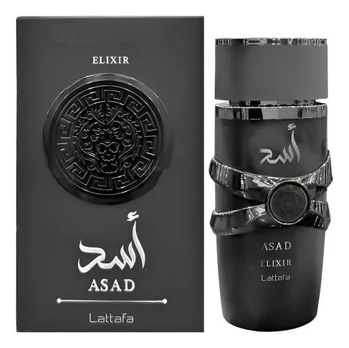 Perfume Lattafa Asad Elixir 100ml vista frontal