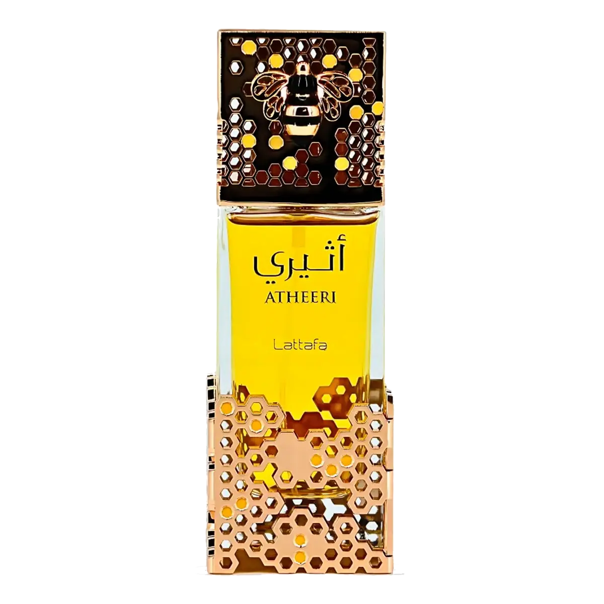 Frasco de Lattafa Atheeri en presentación de 100 ml
