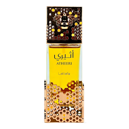 Frasco de Lattafa Atheeri en presentación de 100 ml