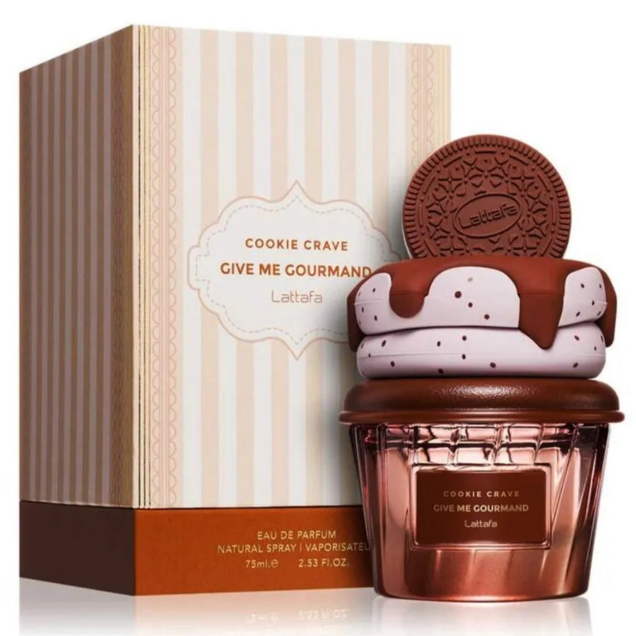 Perfume Lattafa Cookie Crave 75ml Eau de Parfum unisex original