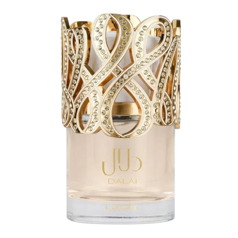 Frasco del perfume Dalal de Lattafa para mujer