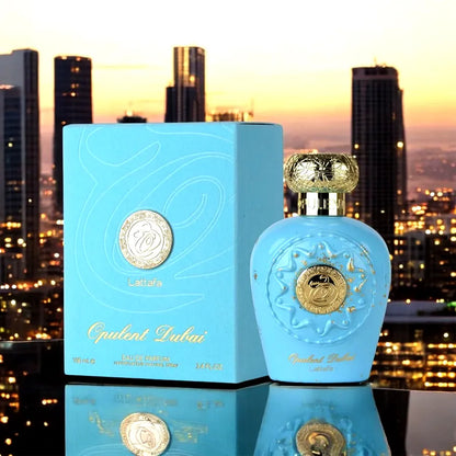 Vista frontal Lattafa Opulent Dubai perfume original