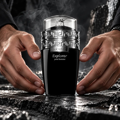 presentación de perfume le chameau arabia explorer edp 100 ml para hombre