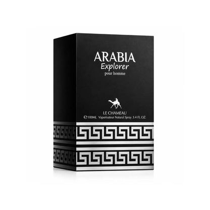 caja de perfume le chameau arabia explorer edp 100 ml para hombre