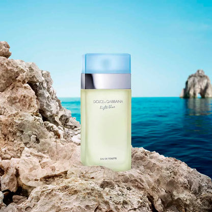 Frasco Light Blue Dolce & Gabbana 100ml diseño elegante femenino