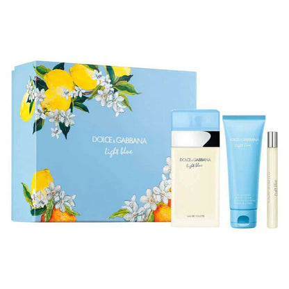 Set light blue dolce gabbana