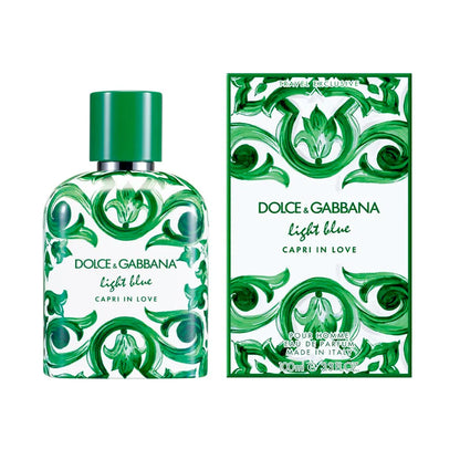 Perfume Light Blue Capri In Love Pour Homme Travel Retail Exclusive Dolce&Gabbana 100ml EDP