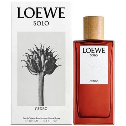 Botella de Loewe Solo Cedro Eau de Toilette para hombre en tamaño 100ml