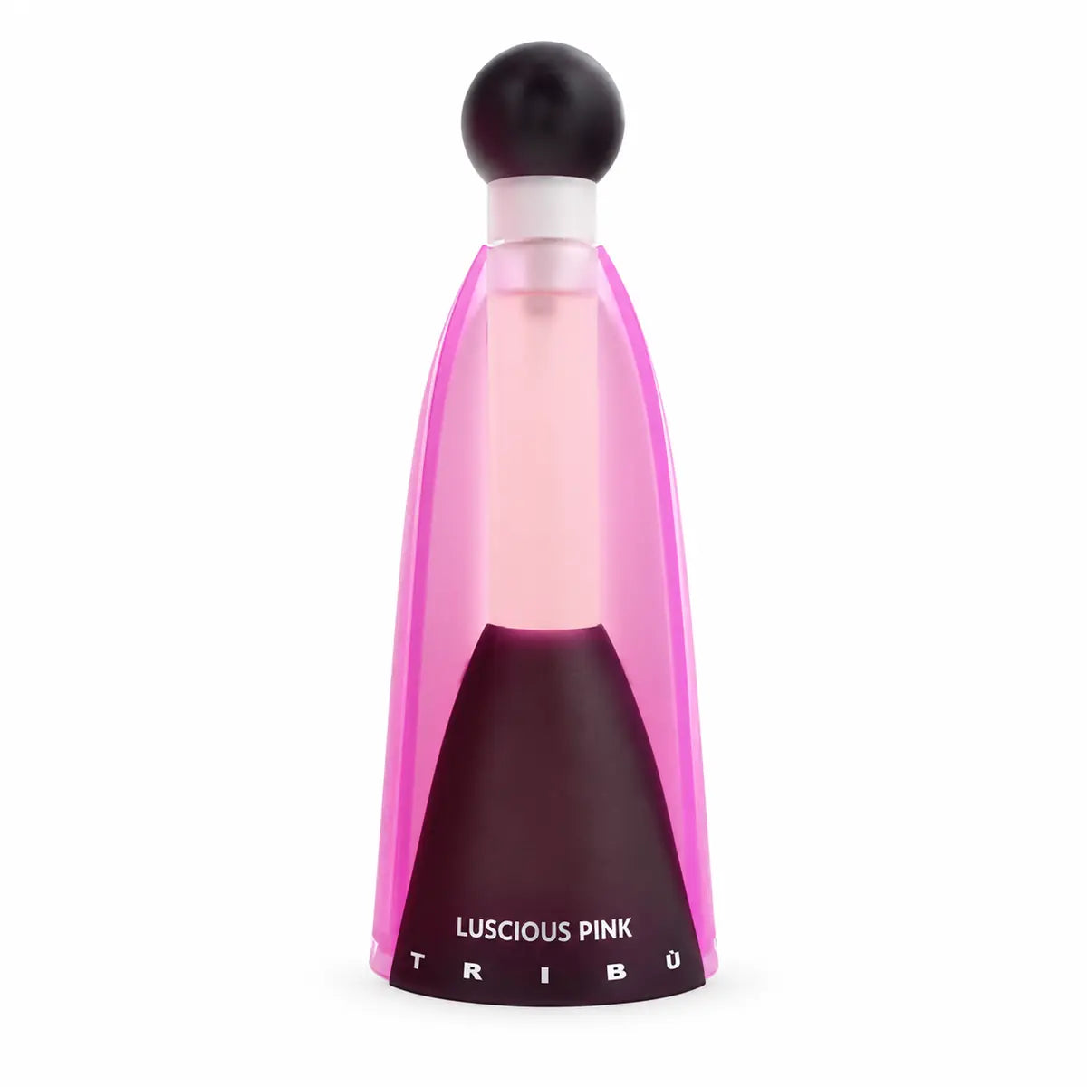 caja de perfume tribu luscious pink edp 100 ml sobre fondo blanco