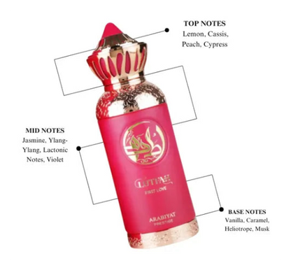 Caja original Lutfah First Love Arabiyat Prestige 80ml Eau de Parfum