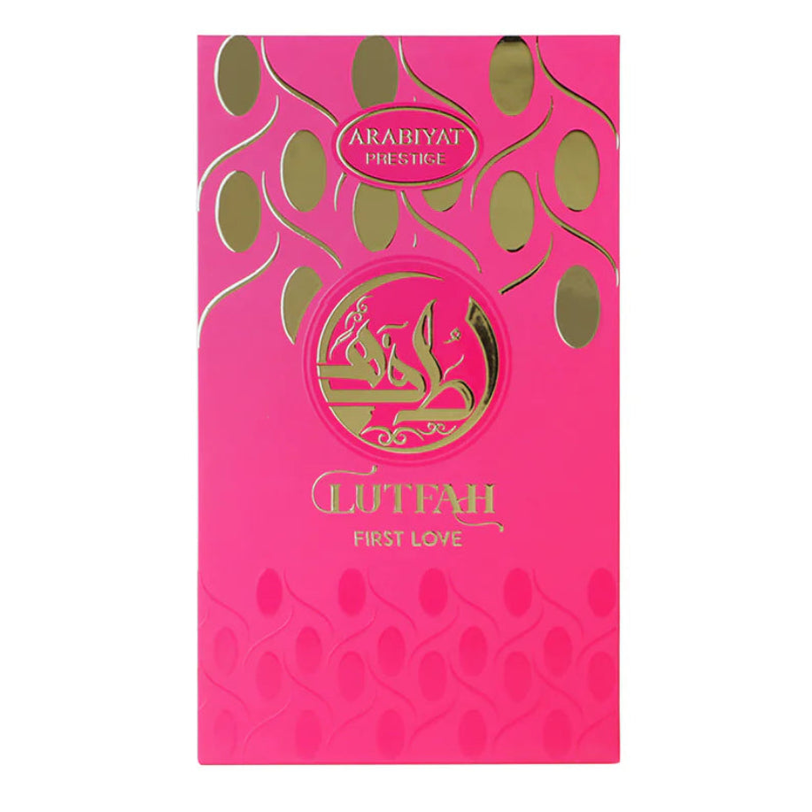 Frasco Lutfah First Love Arabiyat Prestige 80ml diseño elegante femenino