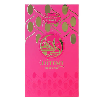 Frasco Lutfah First Love Arabiyat Prestige 80ml diseño elegante femenino
