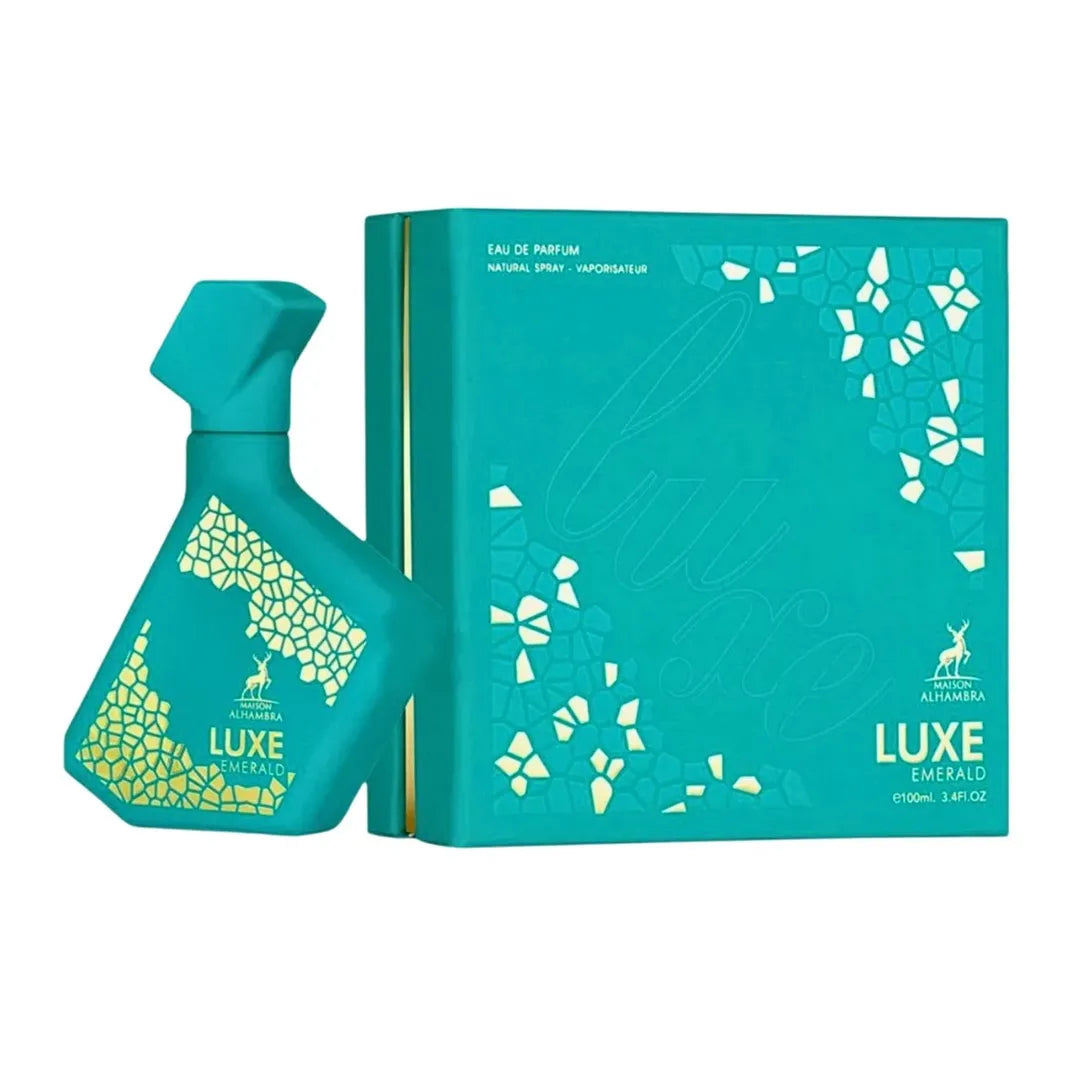 Perfume Luxe Emerald Maison Alhambra 100ml vista frontal
