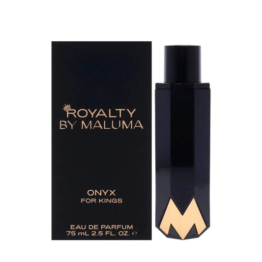 Perfume Maluma Royalty Onyx 75ml vista frontal