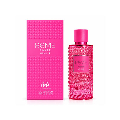 perfume mast rome pink pp vanille edp 100 ml para mujer con aroma floral y avainillado