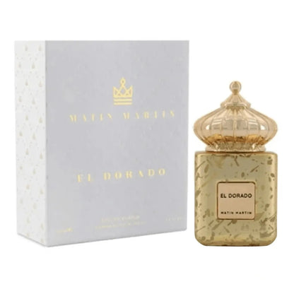 Perfume matin martin el dorado 100ml eau de parfum fragancia amaderada especiada cálida y elegante