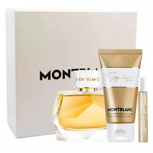 Fragancia femenina Mont Blanc Signature Absolue combina esencias de flor de naranjo y sándalo 90ml
