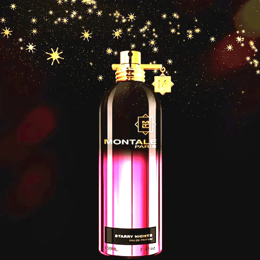 Frasco Montale Starry Nights diseño elegante metálico
