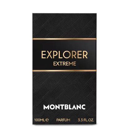 Vista lateral del perfume Montblanc Explorer Extreme Parfum 100ml