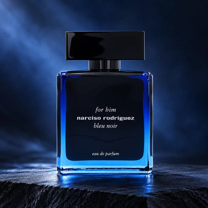 Narciso Rodriguez Bleu Noir para hombre 100 ml EDP, fragancia amaderada de estela sofisticada