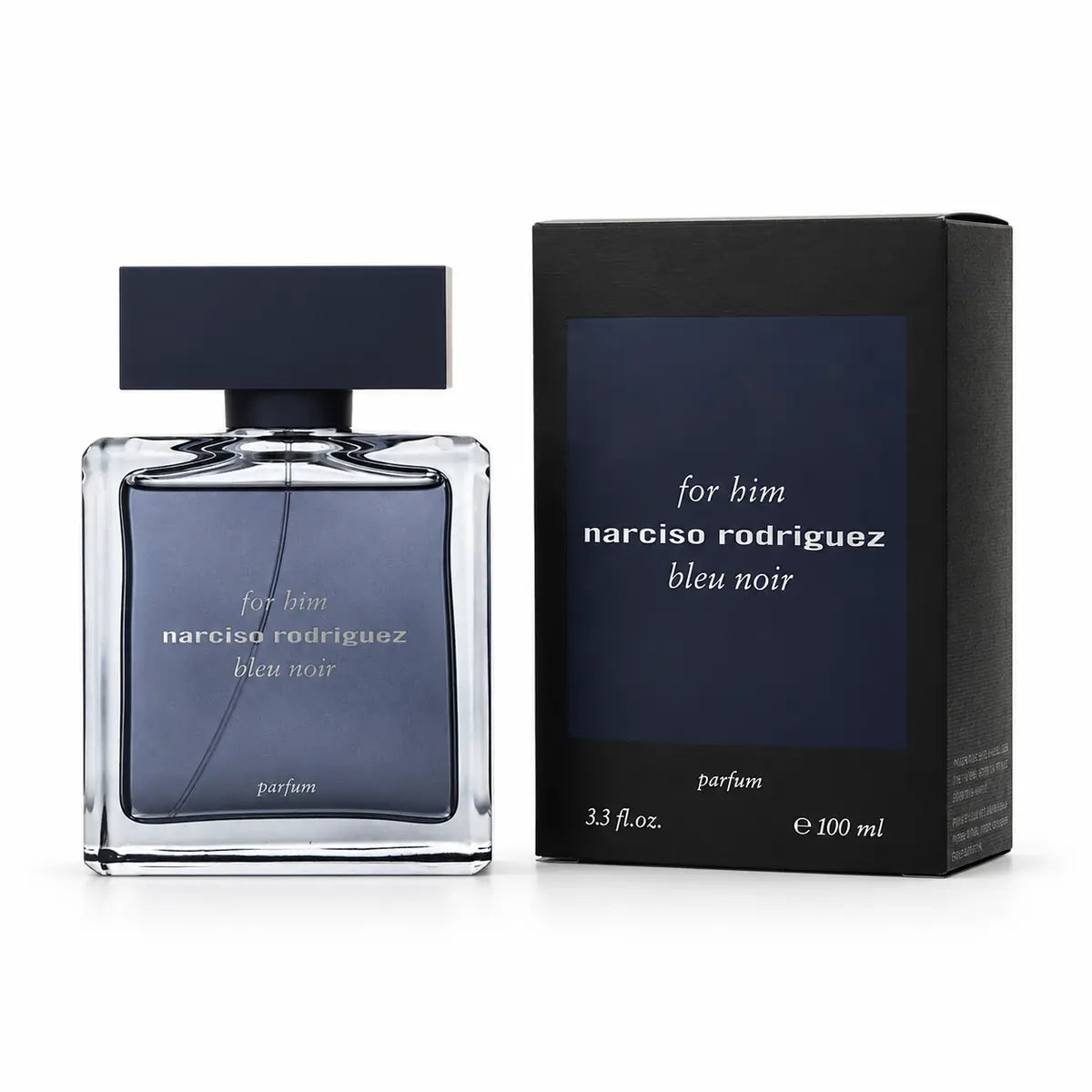 narciso rodriguez bleu noir parfum 100 ml para hombre con frasco y caja originales