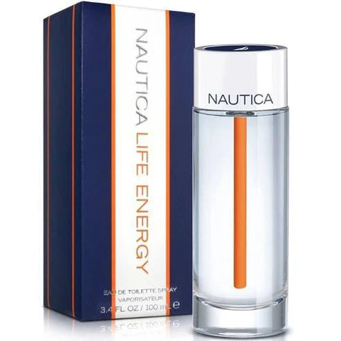 Nautica Life Energy perfume masculino 100ml EDT con aroma fresco a mandarina verde y cardamomo ideal para el día a día
