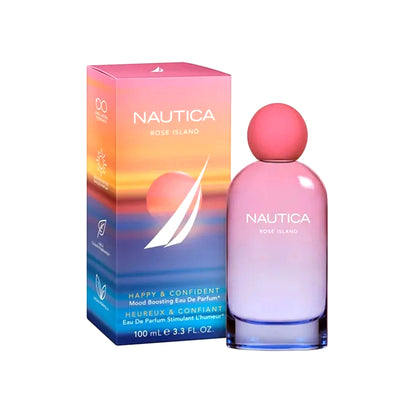 perfume nautica rose island edp de 100 ml para mujer con aroma floral acuático