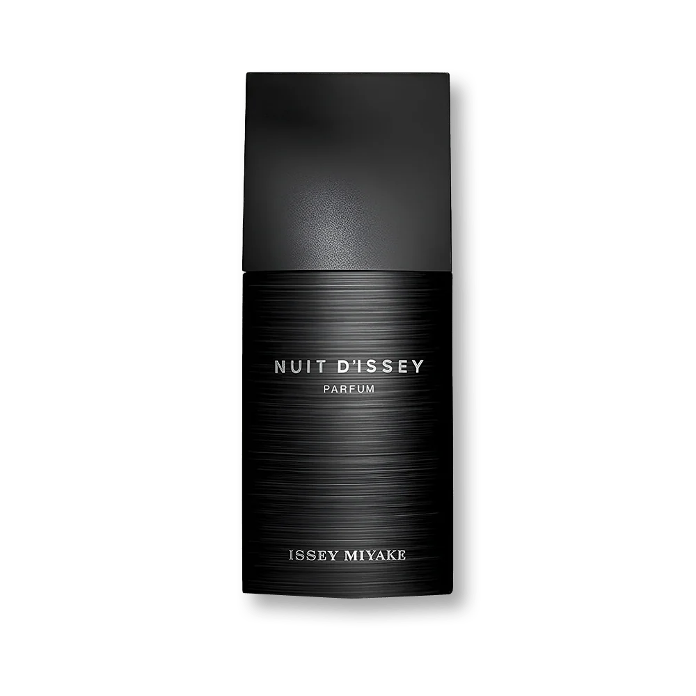 imagen del perfume nuit dissey parfum para hombre mostrando frasco rectangular en acabado mate