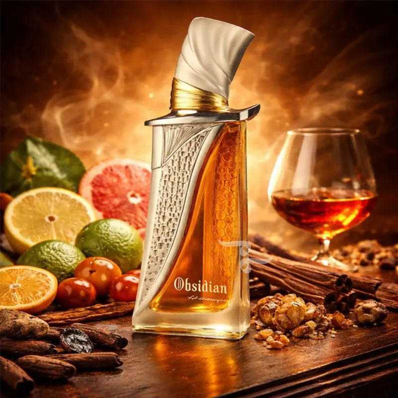 Vista frontal completa de Obsidian French Avenue Extrait de Parfum 100ml para hombre y mujer