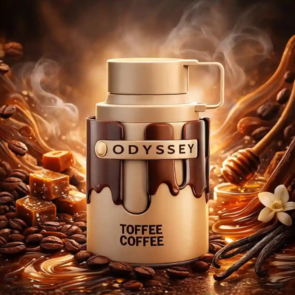 Botella Odyssey Toffee Coffee Edition Eau de Parfum vista detallada