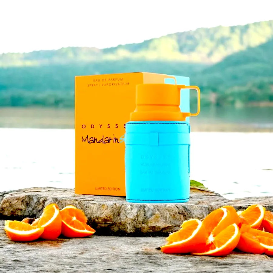 Frasco Odyssey Mandarin Sky Armaf diseño moderno masculino