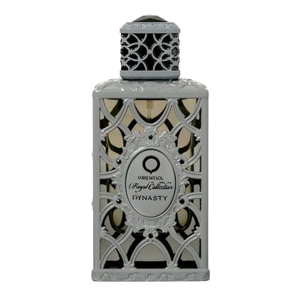 Detalle del frasco Orientica Royal Collection Dynasty Eau de Parfum 80ml