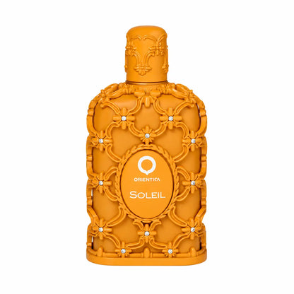 Perfume Orientica Soleil EDP 80 ml unisex con aroma cálido de vainilla, almendra y especias