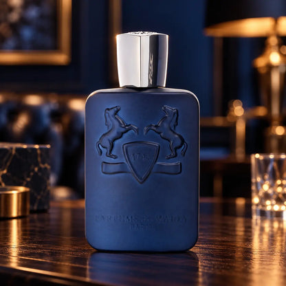 Presentación de Parfums de Marly Layton EDP 125 ml para hombre con vaporizador