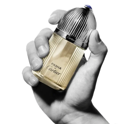 Pasha de Cartier Parfum presentación frontal perfume masculino