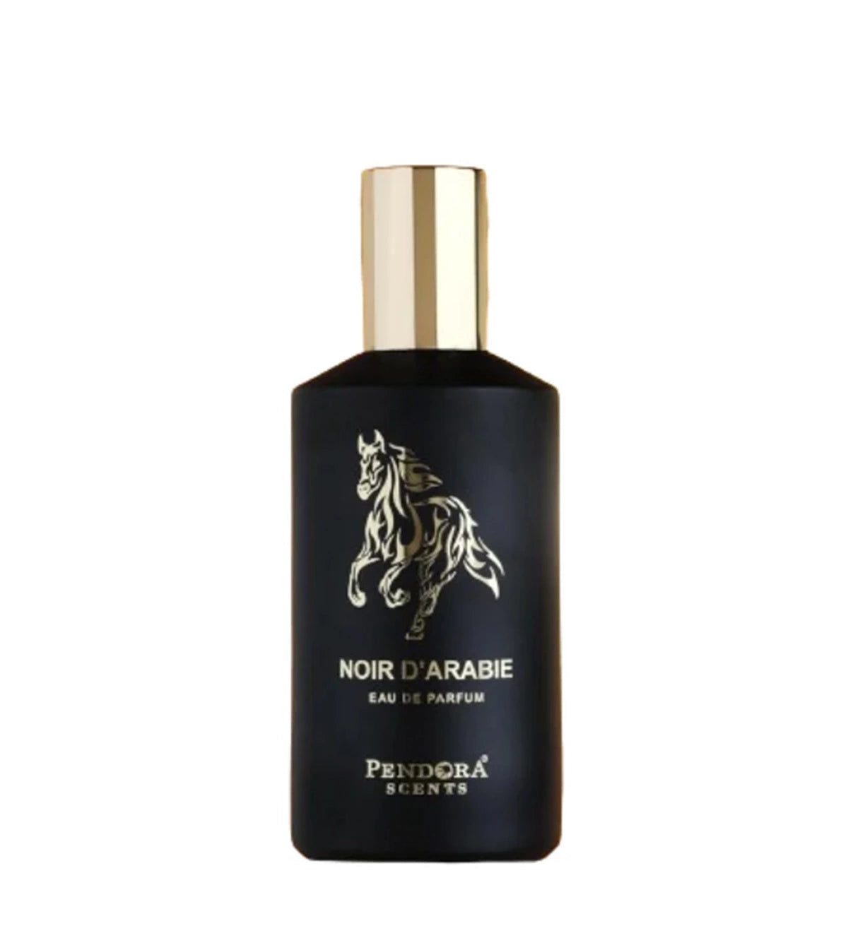 detalle del frasco del perfume Noir D'Arabie destacando textura y diseño